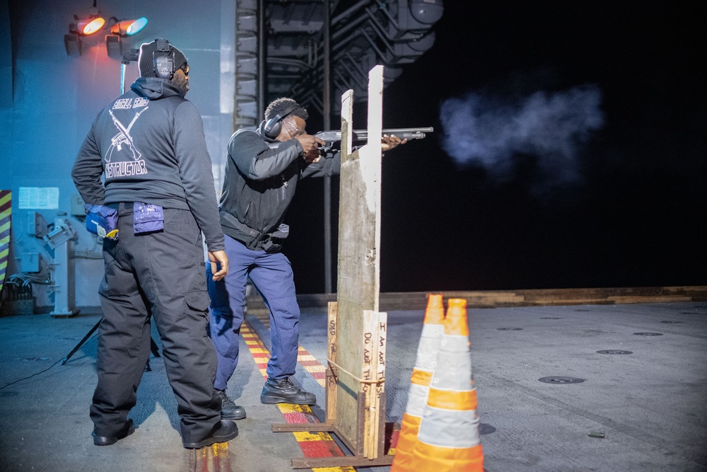 M500 Small Arms Qualification aboard USS America (LHA 6)