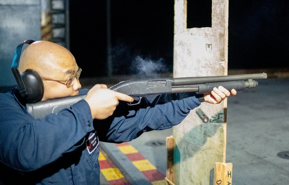 M500 Small Arms Qualification aboard USS America (LHA 6)