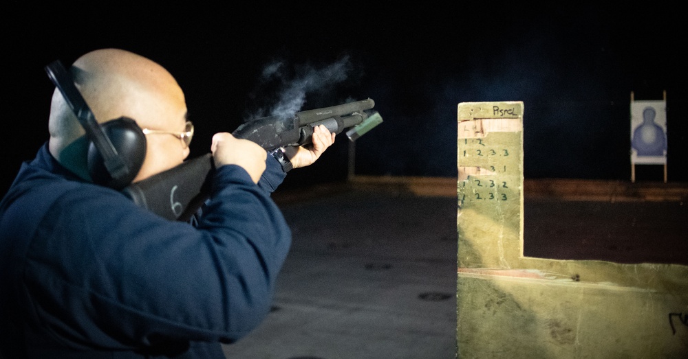 M500 Small Arms Qualification aboard USS America (LHA 6)