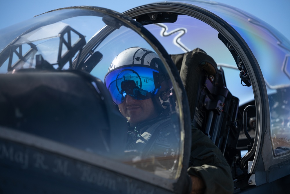 VMA-231 flight operations at NAF El Centro