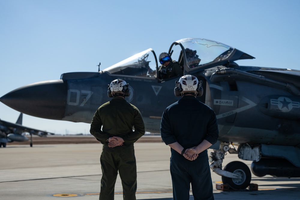 VMA-231 flight operations at NAF El Centro