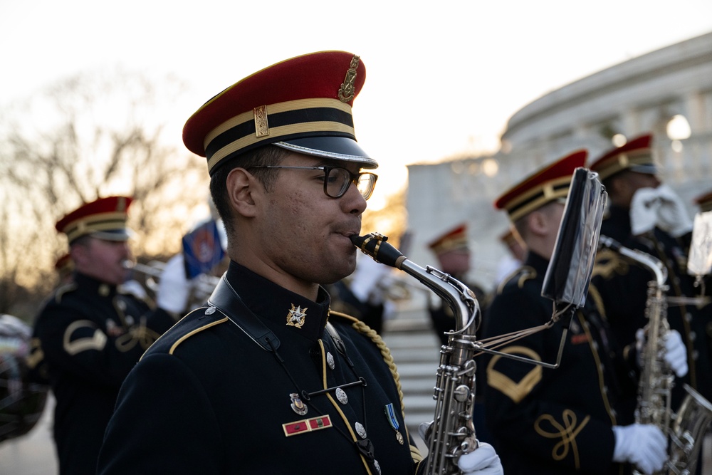 Australia’s Deputy Prime Minister Richard Marles Participates in an Armed Forces Full Honors Wreath-Laying Ceremony at the Tomb of the Unknown Soldier