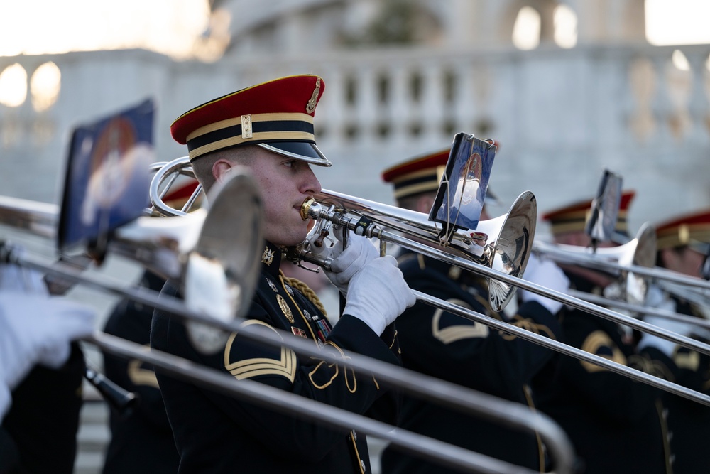 Australia’s Deputy Prime Minister Richard Marles Participates in an Armed Forces Full Honors Wreath-Laying Ceremony at the Tomb of the Unknown Soldier