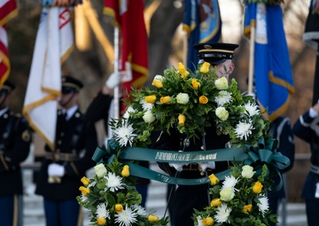 Australia’s Deputy Prime Minister Richard Marles Participates in an Armed Forces Full Honors Wreath-Laying Ceremony at the Tomb of the Unknown Soldier