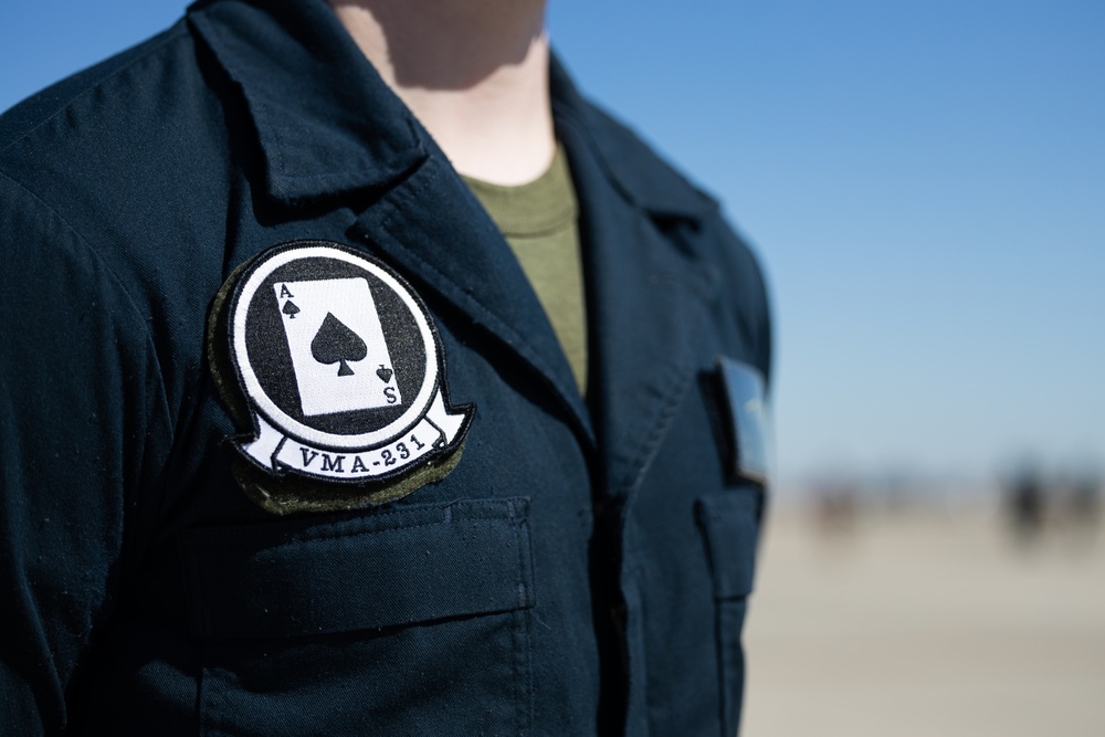 VMA-231 flight operations at NAF El Centro