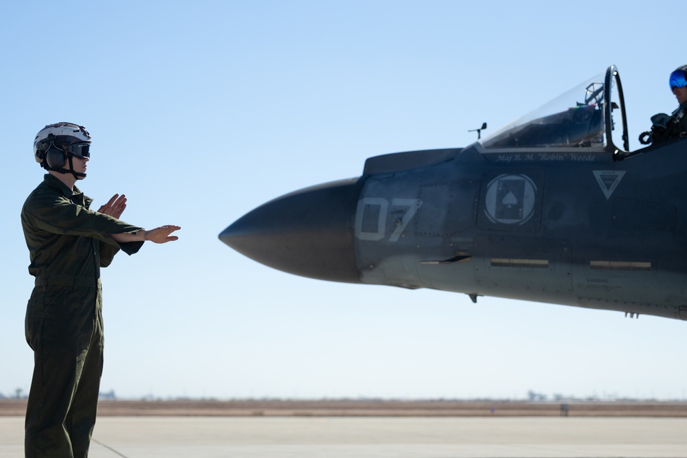 VMA-231 flight operations at NAF El Centro