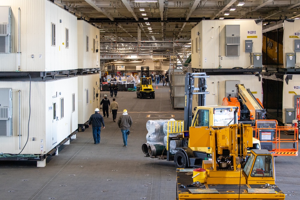 USS Ronald Reagan (CVN 76) prepares for DPIA