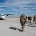 U.S. Air Force and Italian Air Commandos conduct medical training on a C-146A Wolfhound during Emerald Warrior 25.1