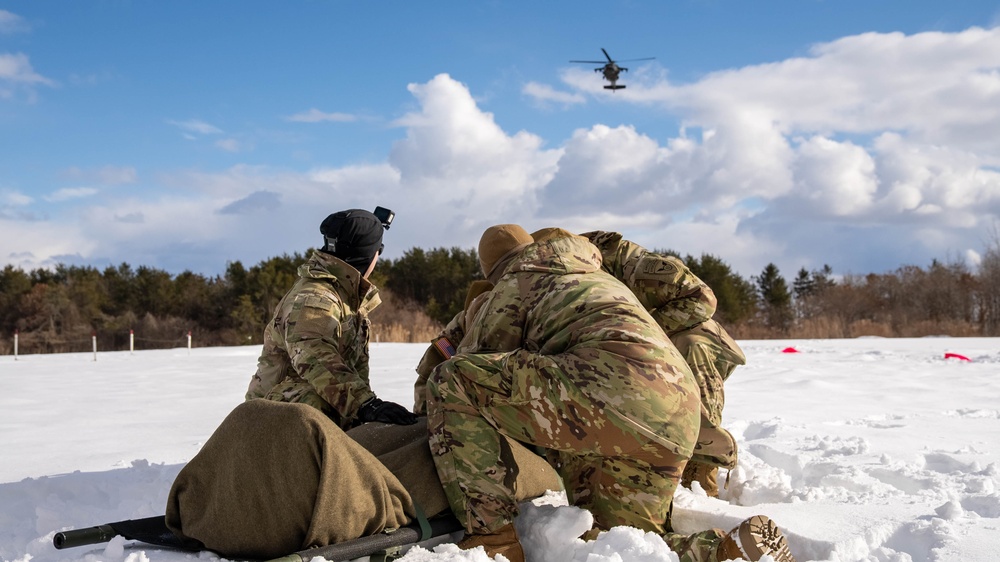 U.S. Army Soldiers Prepare to Protect a Casualty