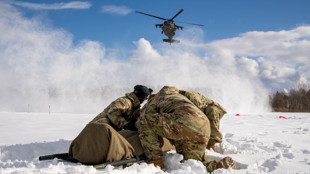 U.S. Army Soldiers Protect a Casualty