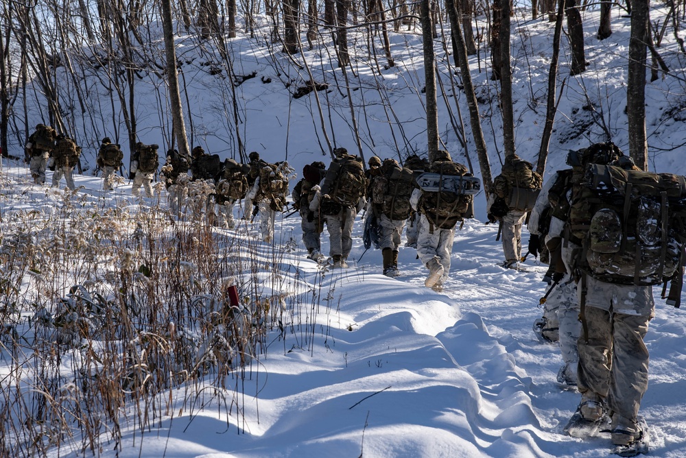 1-5 Inf Bn Rucks Through Japan