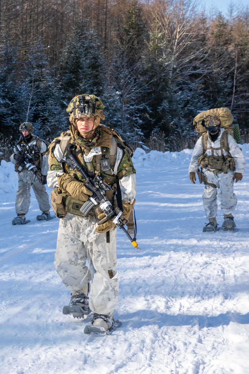 1-5 Infantry Soldiers Road March