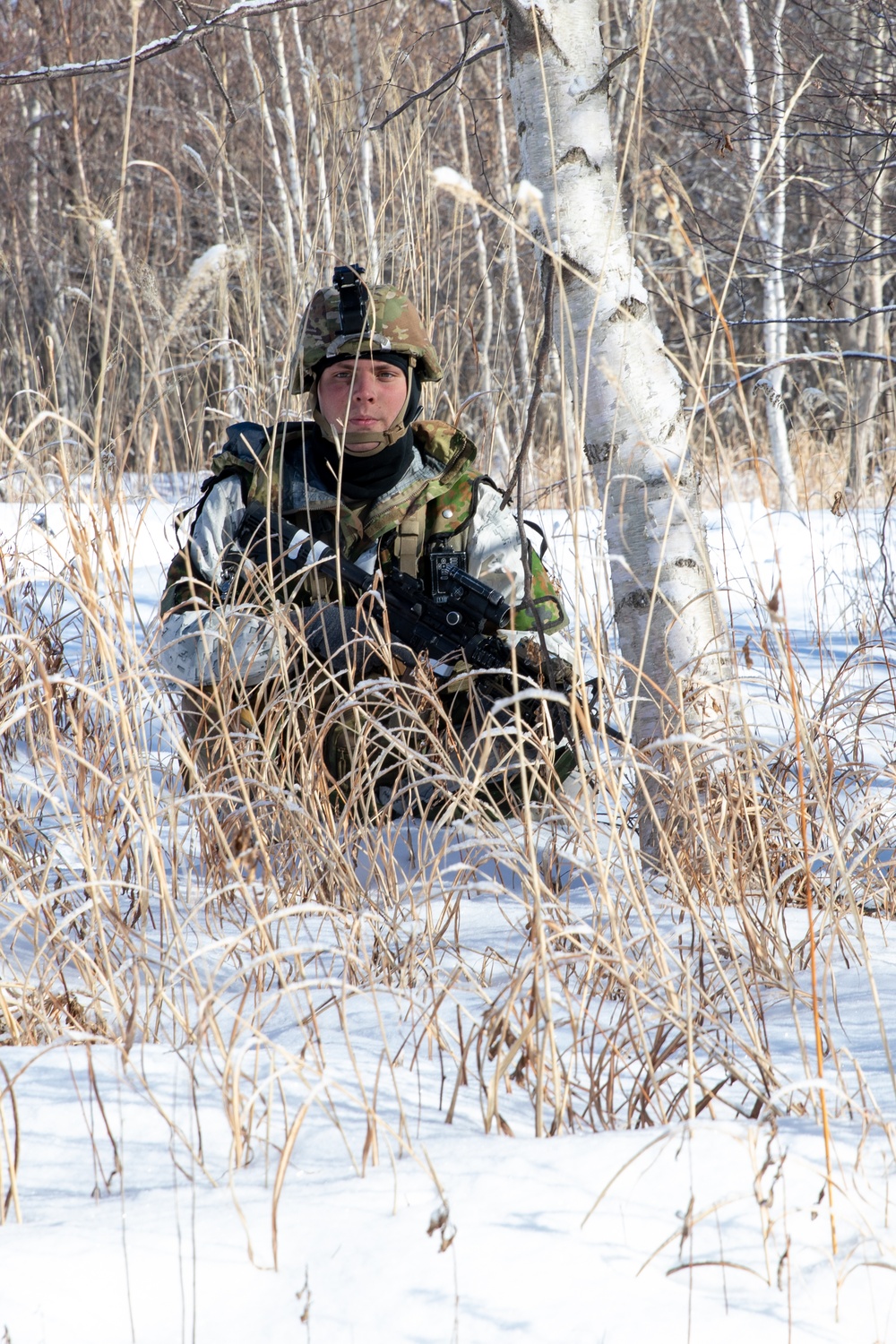 1-5 Infantry Soldier Pulls Security