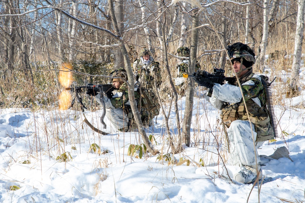 1-5 Infantry Soldiers Participate in North Wind 25 Culminating Field Training Exercise