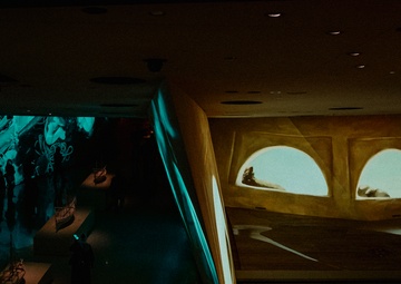 West Virginia, District of Columbia National Guard members tour the National Museum of Qatar