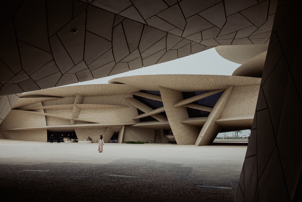 West Virginia, District of Columbia National Guard members tour the National Museum of Qatar