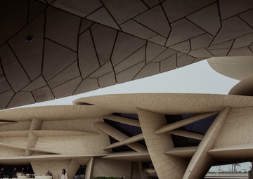 West Virginia, District of Columbia National Guard members tour the National Museum of Qatar