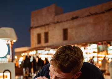 West Virginia, District of Columbia National Guard members tour the Souq, Waqif during cultural day