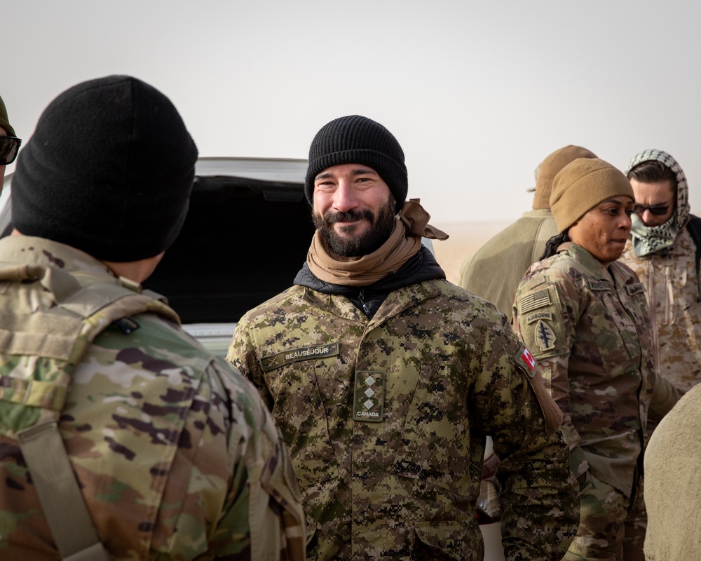 Coalition members put their skills to the test