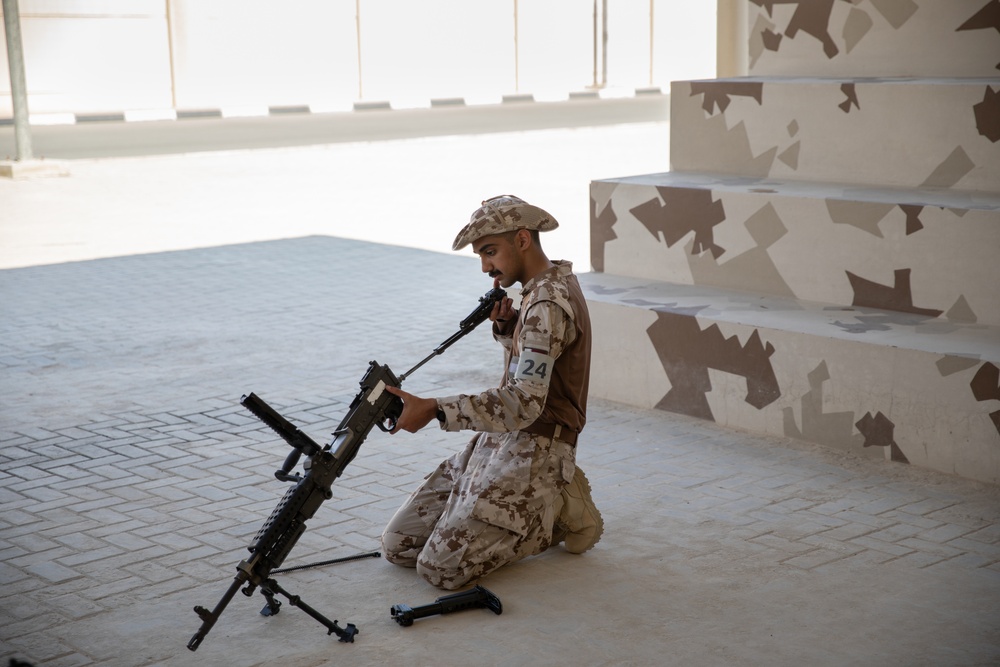 Best Warrior Competitors complete weapons assembly and disassembly event