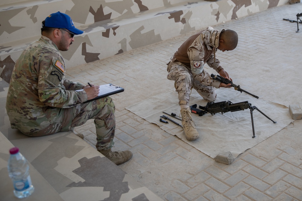Best Warrior Competitors complete weapons assembly and disassembly event