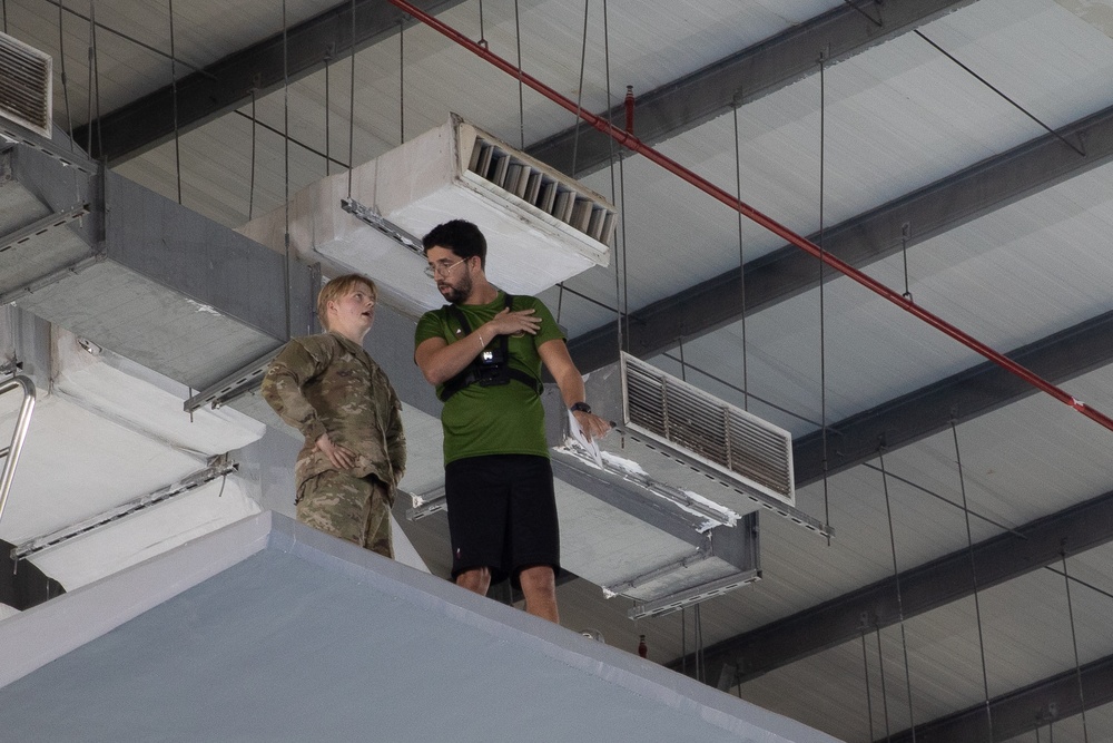 West Virginia, District of Columbia National Guard Members conduct swim event during the 2025 Best Warrior Competition