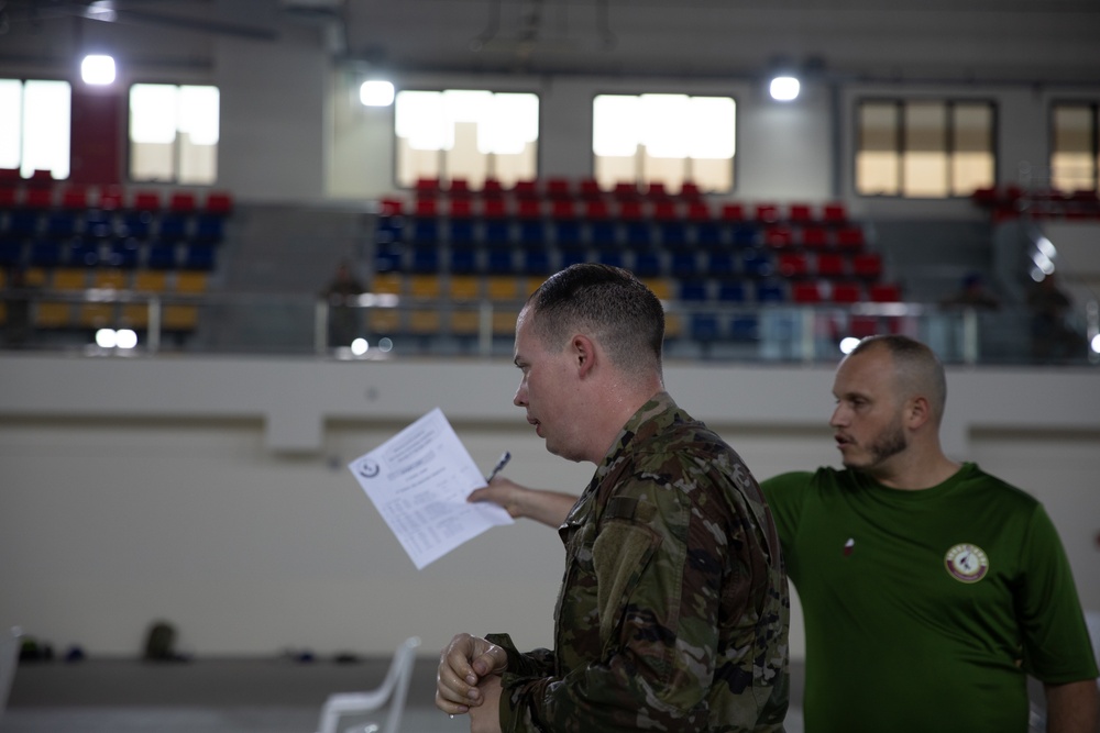West Virginia, District of Columbia National Guard Members conduct swim event during the 2025 Best Warrior Competition