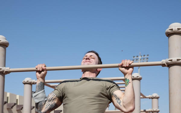 West Virginia, District of Columbia National Guard Members, and Qatar National Service Academy cadets complete mystery event during the 2025 Best Warrior Competition