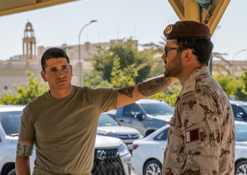 West Virginia, District of Columbia National Guard Members, and Qatar National Service Academy cadets complete mystery event during the 2025 Best Warrior Competition