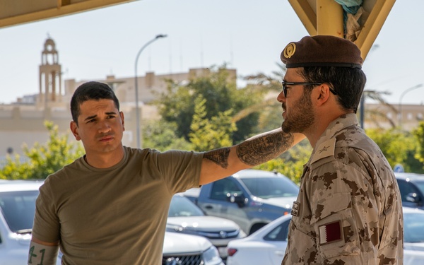 West Virginia, District of Columbia National Guard Members, and Qatar National Service Academy cadets complete mystery event during the 2025 Best Warrior Competition