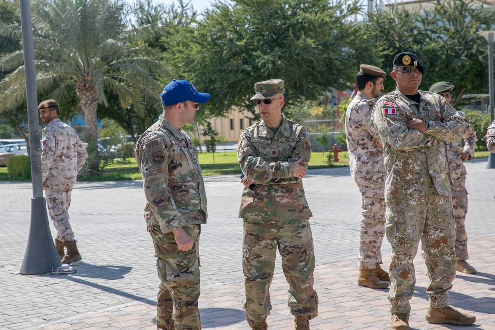 West Virginia, District of Columbia National Guard Members, and Qatar National Service Academy cadets complete mystery event during the 2025 Best Warrior Competition