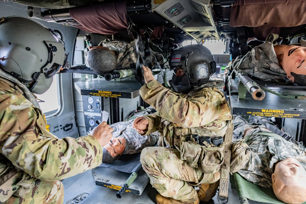 Hawaii Army National Guard Conduct Medevac Operations in NEXUS FORGE 2025