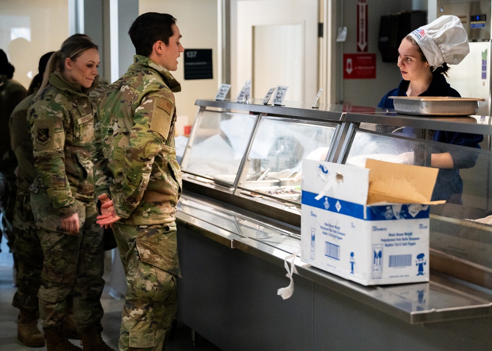 157th Force Support Squadron provides food services