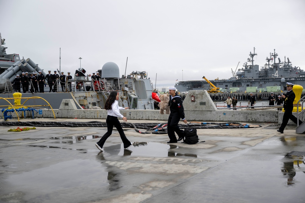 USS O’Kane Returns to Homeport from Deployment