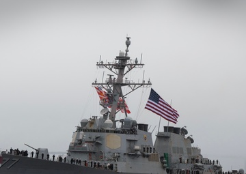 USS O’Kane returns home after seven-month deployment to 5th and 7th fleet