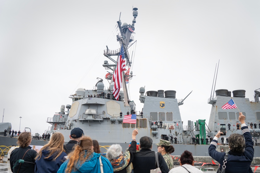 USS O’Kane Returns to Homeport from Deployment