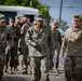 Admiral Alvin Holsey visits illegal aliens holding operations center at Naval Station Guantanamo Bay