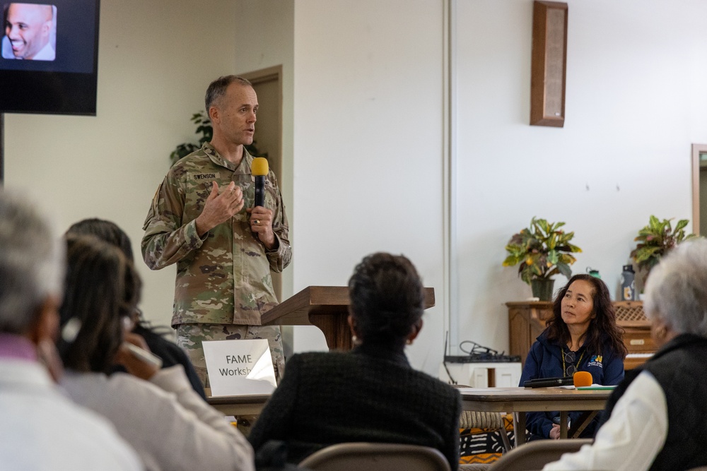 U.S. Army Corps of Engineers Leadership Engages Community at Fire Disaster Recovery Workshop