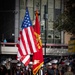 Marine Forces Reserve Band leads the Super Bowl LIX Parade