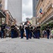 Marine Forces Reserve Band leads the Super Bowl LIX Parade