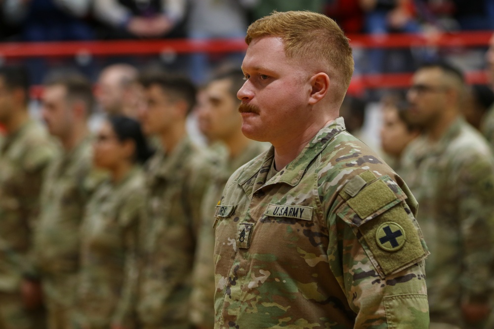 Approximately 550 ‘Blackhawk Battalion’ Soldiers Mobilize for Overseas Mission