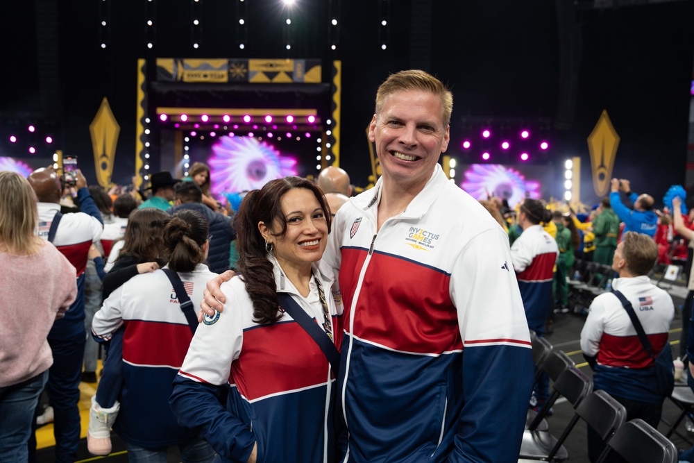 Team US | IG 25 | Invictus Games | Opening Ceremony | Air Force Lt Col Michael Gielbeda