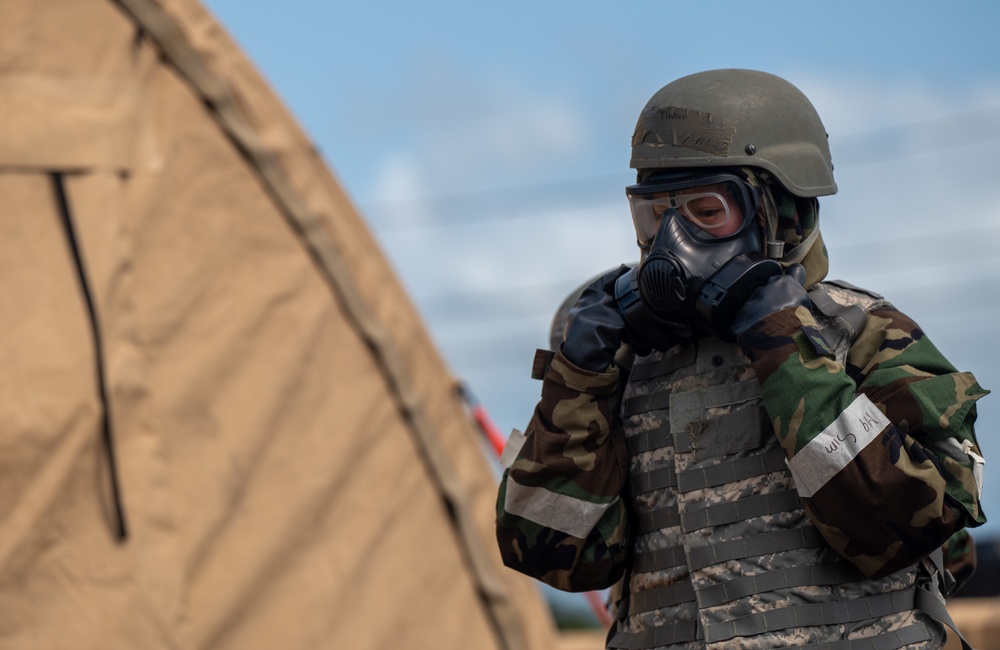 Exercise NEXUS FORGE Alarm Red MOPP 4