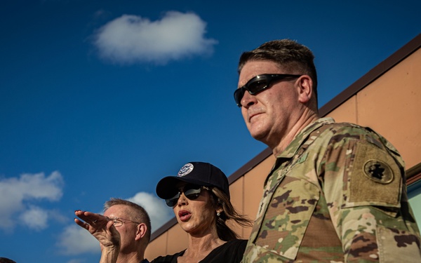 DHS Secretary Noem visits Guantanamo Bay
