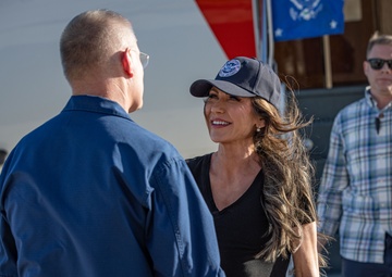 DHS Secretary Noem visits Guantanamo Bay