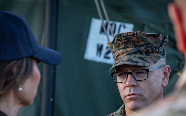 DHS Secretary Noem visits Guantanamo Bay