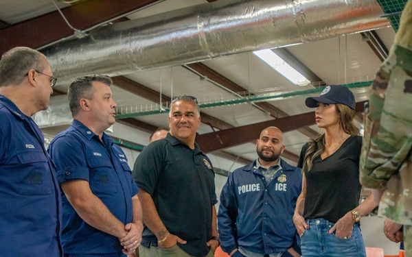 DHS Secretary Noem visits Guantanamo Bay