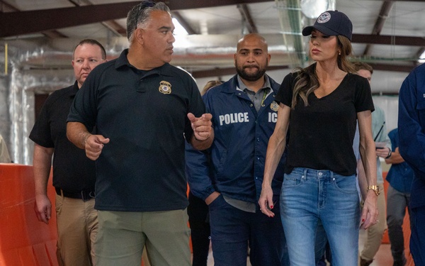 DHS Secretary Noem visits Guantanamo Bay