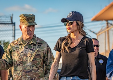 DHS Secretary Noem visits Guantanamo Bay