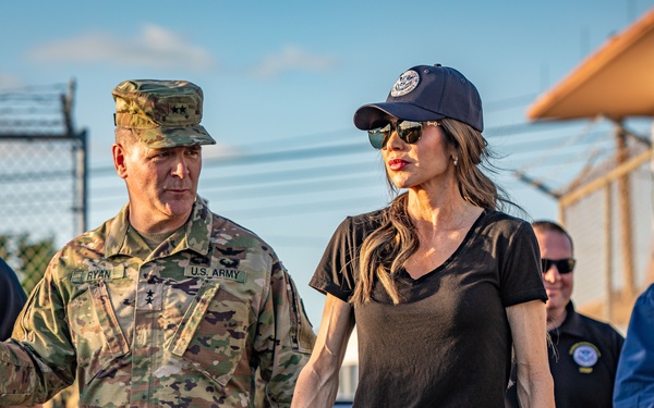 DHS Secretary Noem visits Guantanamo Bay